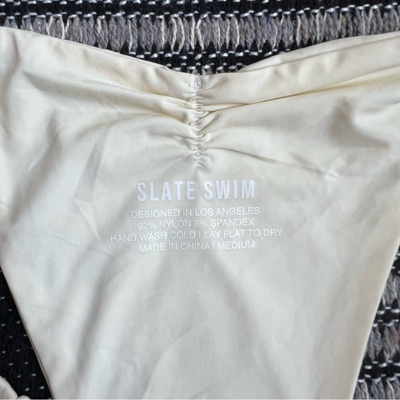 Slate Swim Fox Top + Bottom in Buttercream - Picture 15 of 16